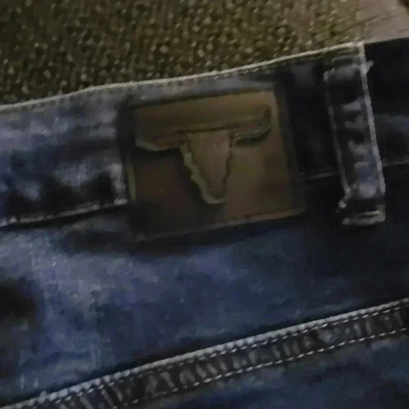 Lucky &‎ Blessed Women's 5 Pockets Jeans Denim Frayed Hem Ankle Skinny Size 18 - Picture 8 of 9